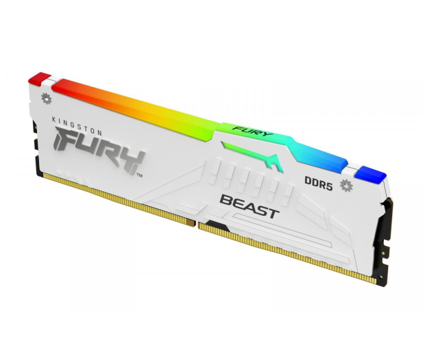 KINGSTON  DDR5 Fury Beast RGB 32GB(1*32GB)/6000 CL36 biała KF560C36BWEA-32 - 1139017 - zdjęcie 5